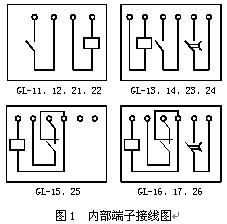 GL-11反时限过流继电器接线图