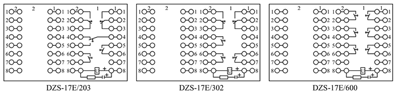 DZS-17E/600内部接线图