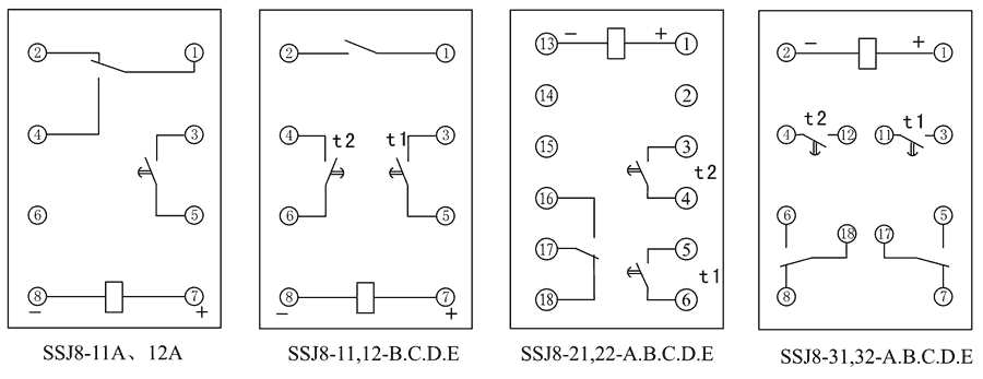 SSJ8-12B内部接线图