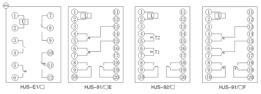 HJS-91/2F内部接线图