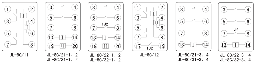 JL-8C/21-1内部接线图