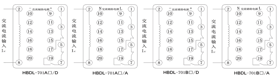 HBDL-701A2/D内部接线图