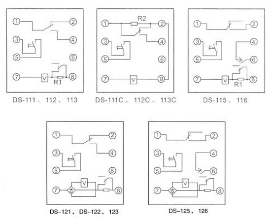 ds100电磁式时间继电器参数工作原理接线图